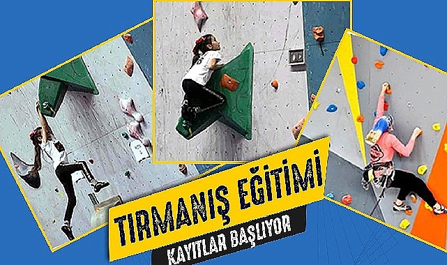Canik Belediyesi, çocuklara özel Tırmanış Eğitimi düzenliyor.