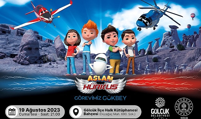 Gölcük Belediyesi ücretsiz açık hava sinema günleri; 19 Ağustos Cumartesi