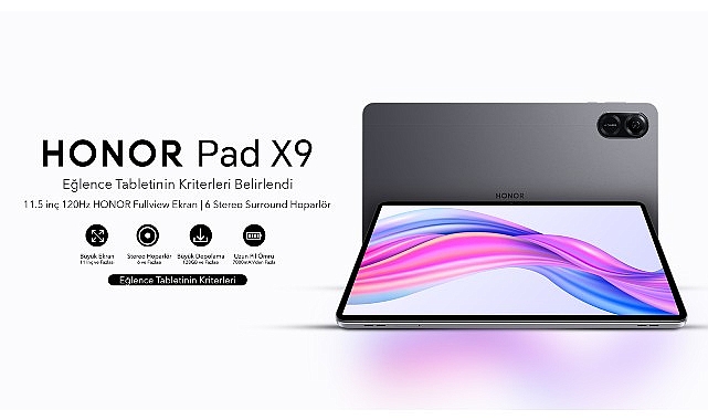 HONOR, sınırsız eğlenceyi tablette buluşturdu, beğeni kazanan yeni modeliyle listelerde
