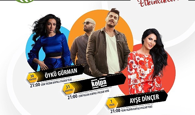 Belediye tarafından 30 Ağustos - 1 Eylül tarihleri arasında düzenlenecek