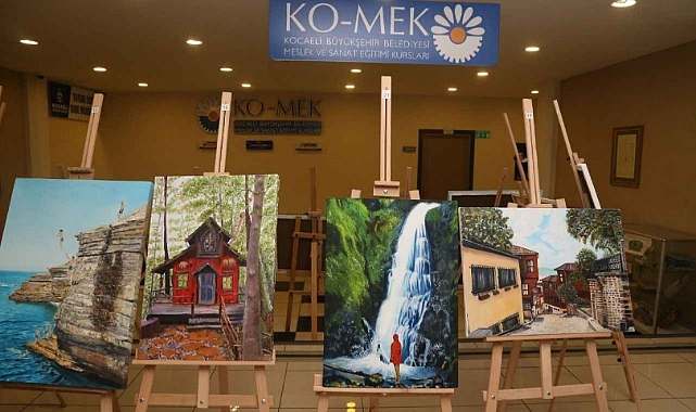 Binlerce sanatseverin eğitim aldığı KO-MEK kursları adeta birer sanat okulu