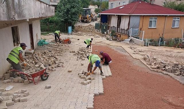 Büyükşehir, Kandıra Pınarlı, Kırkarmut, Kefken ve Kurtyeri mahallerinde parke imalatları