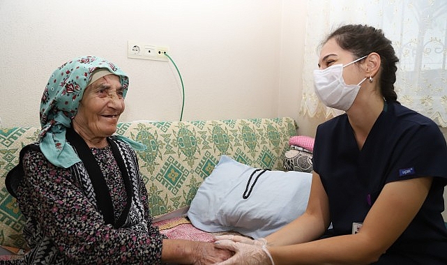 Menderes Belediyesi tarafından, evde sağlık hizmetleri uygulaması kapsamında yeni irtibat
