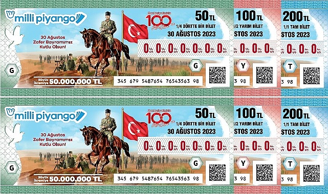 Milli Piyango 30 Ağustos özel çekilişinde büyük ikramiye 50 milyon