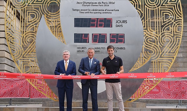 Olimpiyat Oyunları'nın resmi zaman tutucusu İsviçreli saat üreticisi OMEGA, Paris