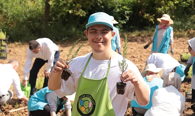 Buğday Tanesi Engelsiz Sosyal Yaşam ve Eğitim Köyünde aromatik bitki
