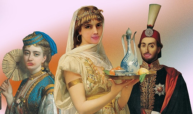 Pera Müzesi, Oryantalist Resim Koleksiyonu’nda yer alan portrelerden Instagram filtresi