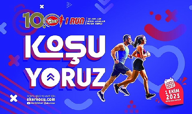 Her adımda heyecan duyulan Eker I Run Koşusu, 1 Ekim