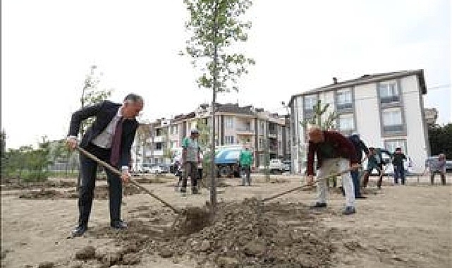 İnegöl Belediyesi, Cumhuriyet Mahallesinde atıl halde bulunan 4800 m2 alanı