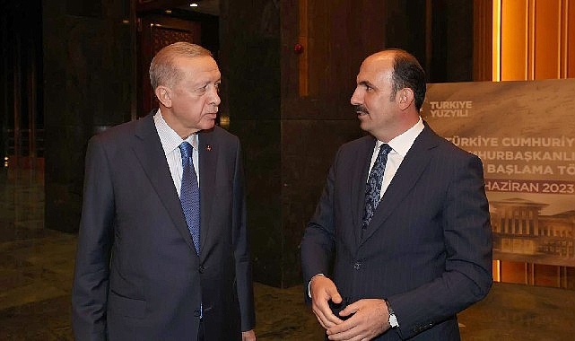 Konya Büyükşehir Belediye Başkanı Uğur İbrahim Altay, Cumhurbaşkanı Recep Tayyip