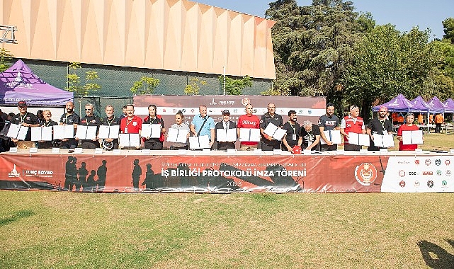 İzmir Büyükşehir Belediyesi ile afetlerde gönüllü çalışacak Arama Kurtarma Dernekleri