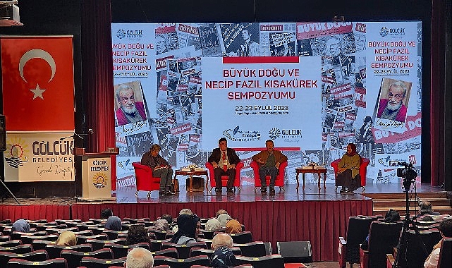 Gölcük Belediyesi tarafından düzenlenen “Büyük Doğu ve Necip Fazıl Kısakürek