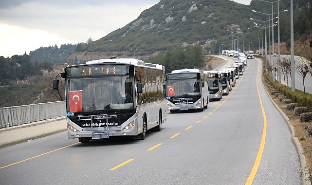 Muğla Büyükşehir Belediyesi vatandaşlara modern ve konforlu bir ulaşım hizmeti