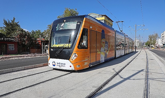 Antalya Büyükşehir Belediyesi Doğu Garajı - Meydan durakları arasındaki yedi