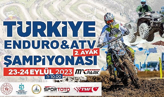 Motosiklet Federasyonu tarafından düzenlenen Türkiye Enduro ve ATV Şampiyonası, Kocaeli'de