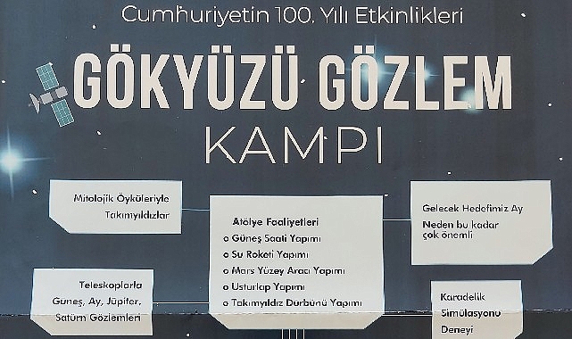 Ege Üniversitesi (EÜ) Gözlemevi Uygulama ve Araştırma Merkezi tarafından “Cumhuriyetin