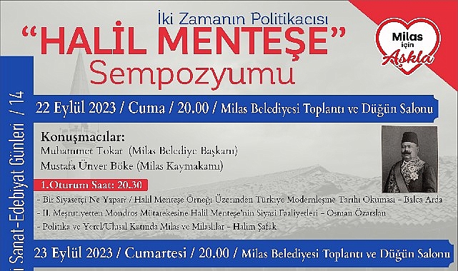 Milas Belediyesi, Osmanlı Devleti'nin son yıllarında Hariciye Nazırı ve Meclis-i Mebusan başkanı olarak, Cumhuriyet