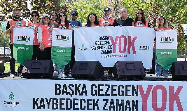 TEMA Vakfı ve Çankaya Belediyesi ortaklığıyla “Küresel İklim Grevi” kapsamında