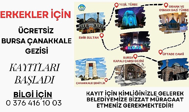 Ilgaz Belediyesi kültür gezileri devam ediyor.