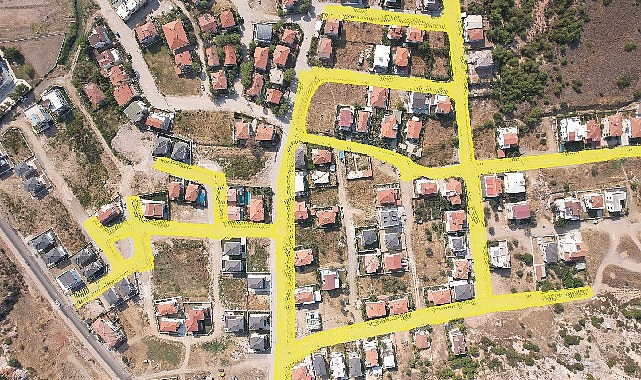 Ayvalık Belediyesi Küçükköy Gümrük Mevkisi’nde tamamladığı 19 Bin Metrekarelik iş