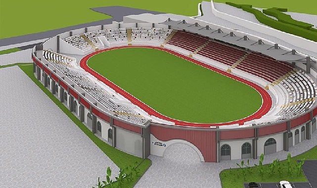 Antalya Büyükşehir Belediyesi tarafından yeniden yapılacak Kumluca Atatürk Stadyumu’nun temeli