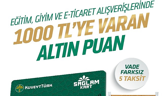 Türkiye’nin öncü katılım finans kuruluşu Kuveyt Türk okula dönüş kampanyası