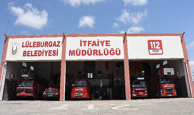 Lüleburgaz Belediyesi’nin en hayati birimleri arasında yer alan İtfaiye Müdürlüğü,