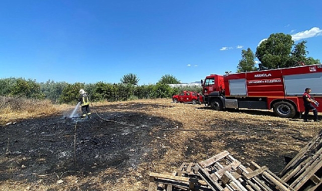 Muğla Büyükşehir Belediyesi İtfaiyesi 2023 yılında 2 bin 925 itfai