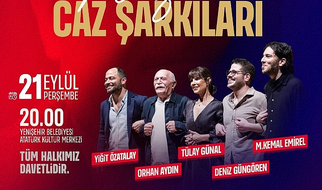 Mersin Yenişehir Belediyesi, büyük usta Nâzım Hikmet Ran’ın şiirlerinin caz