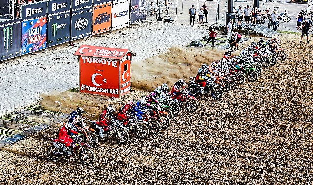 Dünya Motokros Şampiyonaları haftasonu Afyonkarahisar’da, canlı yayınla 180 ülkede