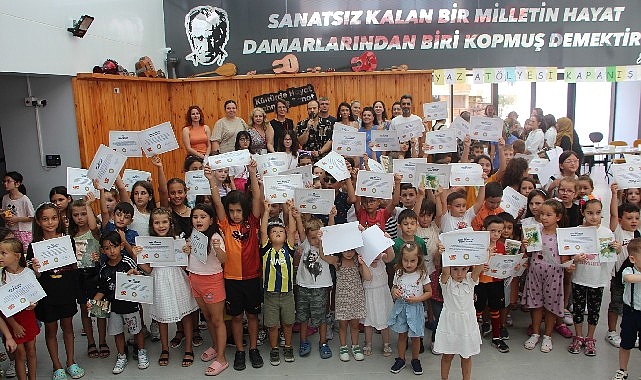 Saray Belediyesi tarafından çocuklara yönelik olarak düzenlediği Yaz Atölyeleri’nin kapanış