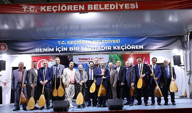 Keçiören Belediyesi tarafından âşıklık geleneğinin yaşatılması için düzenlenen “Âşıklar Buluşması”