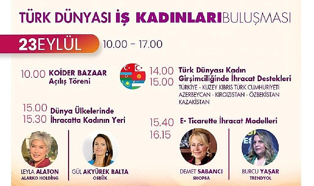Kocaeli İş Kadınları ve Yöneticileri Derneği (KOİDER) tarafından her yıl
