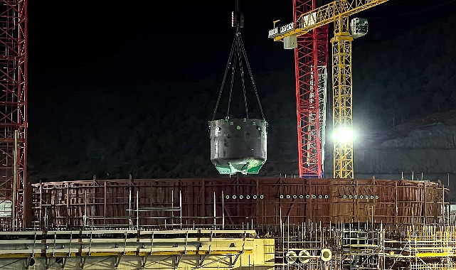 Akkuyu Nükleer Güç Santrali’nin (NGS) 4’üncü ünitesinde kullanılmak üzere üretilen