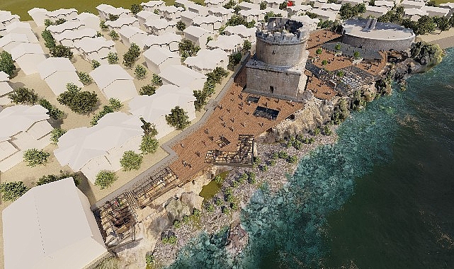 Antalya Büyükşehir Belediyesi, tarihi Hıdırlık Kulesi çevresinde yürüttüğü arkeolojik kazı