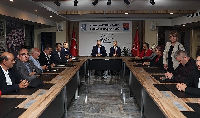 Nilüfer Belediye Başkanı Turgay Erdem, göreve yeni seçilen CHP Bursa