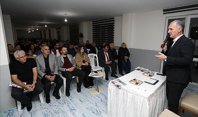 Belediye Başkanı Alper Taban, Yeni Mahallede bulunan İnpark Tilia Evleri
