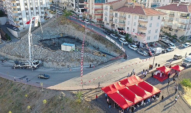 Keçiören Belediyesi tarafından ilçedeki Yükseltepe Mahallesi`nde inşa edilen mahalle konağı