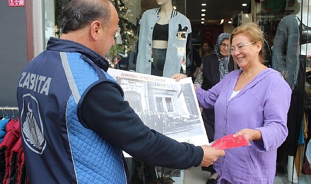 Burhaniye Belediyesi, Türkiye Cumhuriyeti’nin 100’üncü yıl coşkusunu Burhaniye’ye yayıyor.