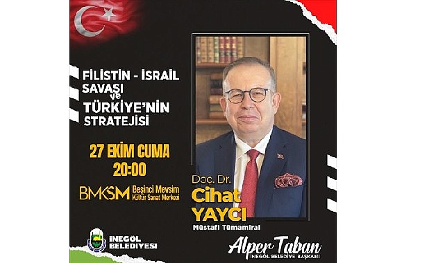 İnegöl Belediyesi, dünyanın sıcak gündemi Filistin-İsrail savaşı ve bölgede yaşananlara