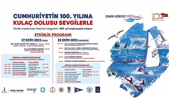 İzmir Büyükşehir Belediyesi, deniz tutkunlarını Cumhuriyet’in 100. yılında bir araya