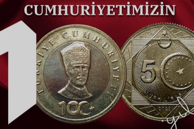 Hazine ve Maliye Bakanlığı, yüzüncü yıla özel 5 TL madeni