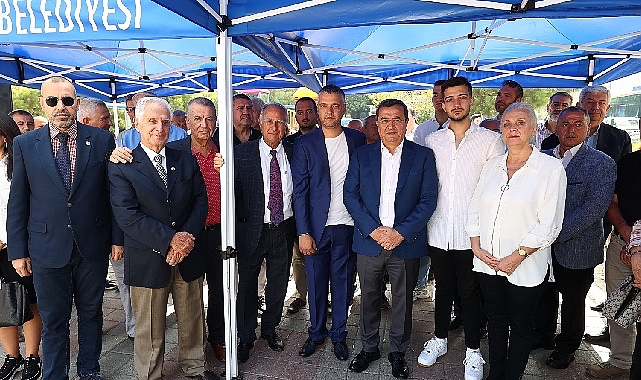 Konak Belediyesi Atilla Spor Tesisleri’ne Atillaspor Kulübü'nün eski başkanlarından Dr.