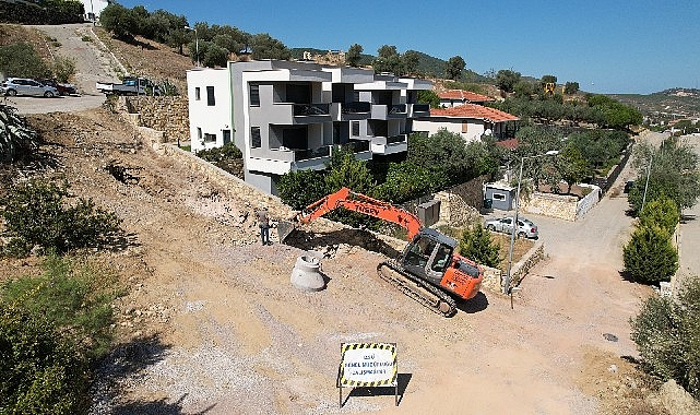 İzmir Büyükşehir Belediyesi İZSU Genel Müdürlüğü Foça’nın yeni yerleşim alanlarından