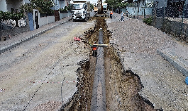 Kocaeli genelinde altyapı yatırımlarına aralıksız devam eden Kocaeli Büyükşehir Belediyesi