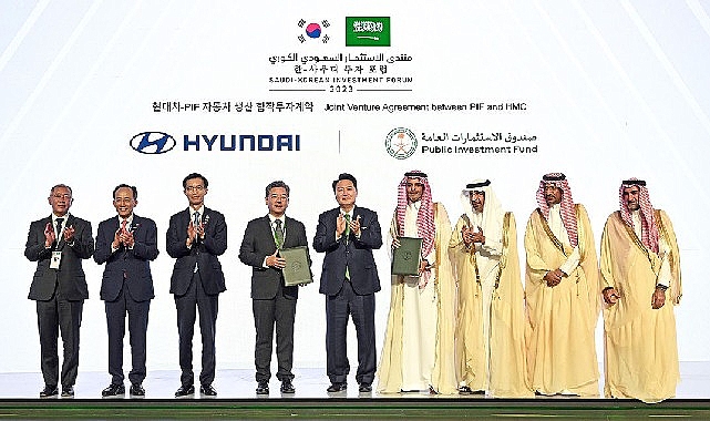 Hyundai, Suudi Arabistan Kamu Yatırım Fonu’yla ortaklaşa yeni bir üretim