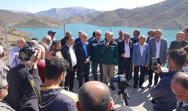 Çumra heyetinin katılımıyla Konya Ovası'na su getirilen barajların son durumu