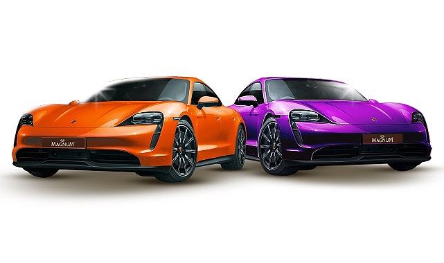 Magnum Sunlover ve Starchaser renginde 2 Porsche Taycan asil talihlileri