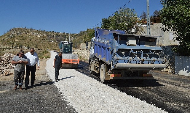 Antalya Büyükşehir Belediyesi, Manavgat ilçesinde Sırtköy Mahallesi’nin kullandığı 16 kilometrelik