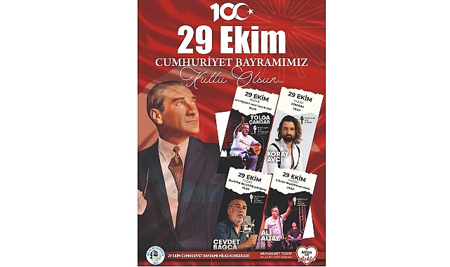 Milas Belediyesi, Cumhuriyetin 100 yılını büyük bir coşku ve gururla